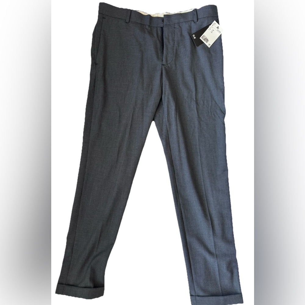 H & M Men's Gray Plaid  Pants